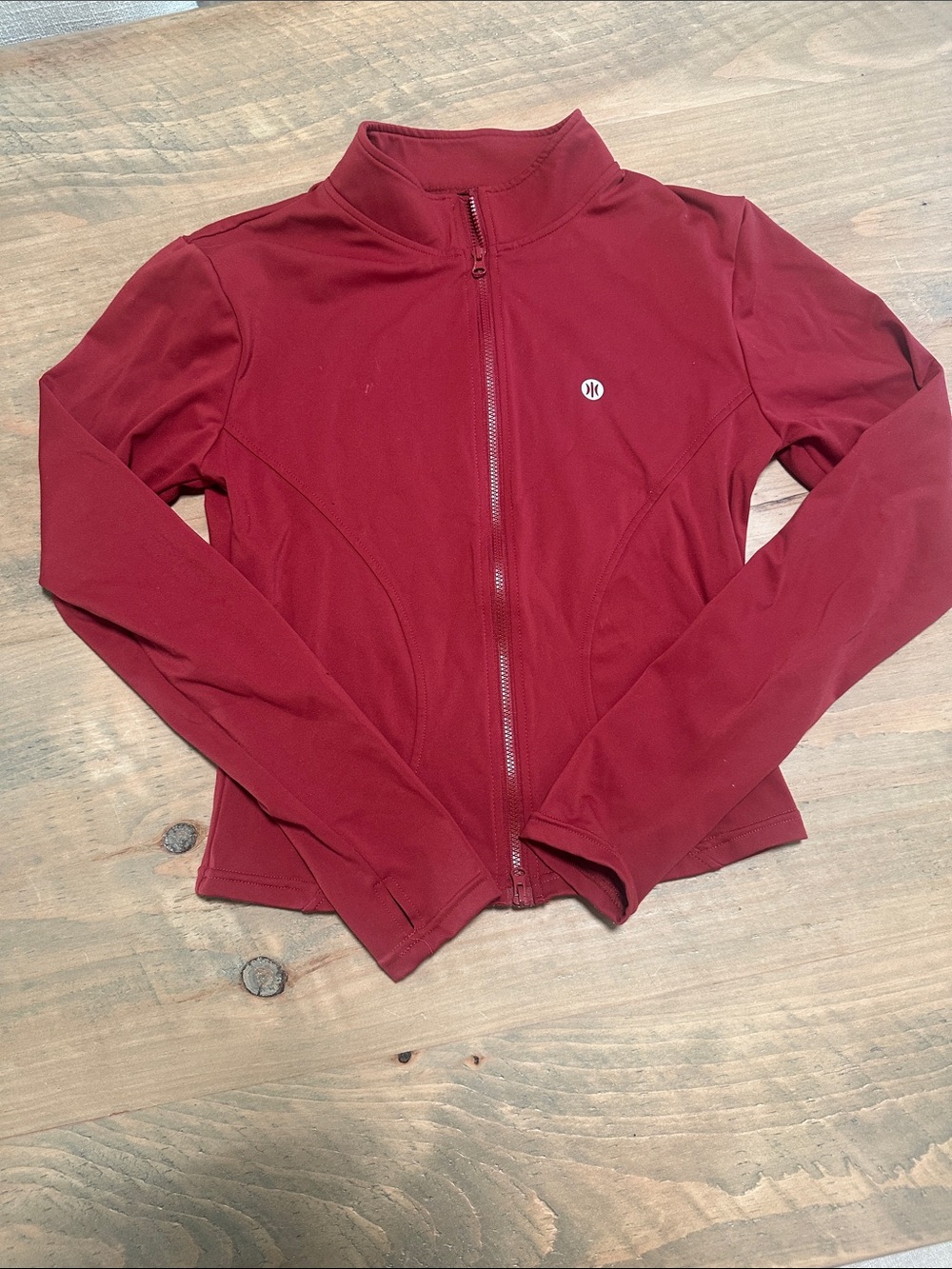 Astoria activewear red zip up track jacket